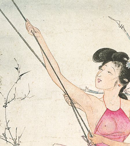 广德-胡也佛的仕女画和最知名的金瓶梅秘戏图